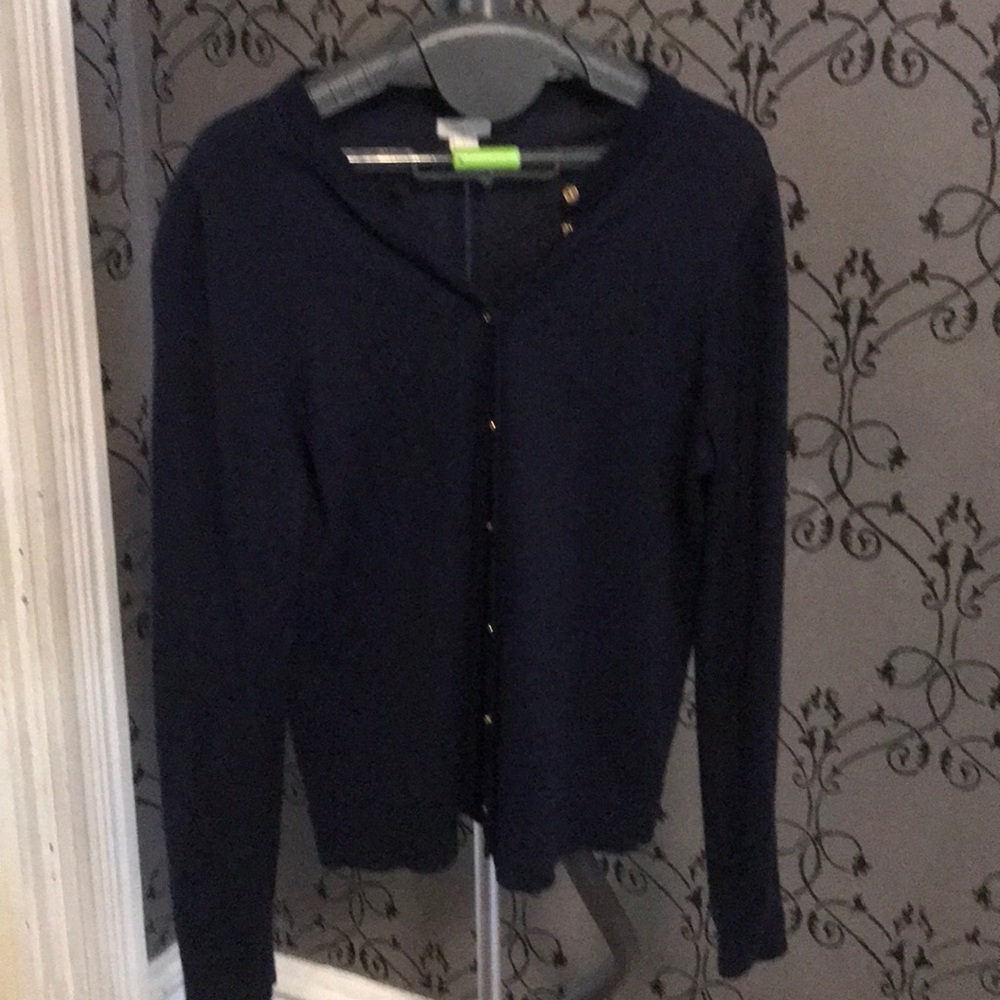 J. Crew navy blue Caryn cardigan